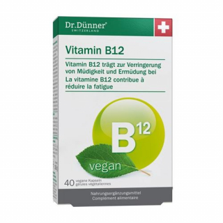 Др. Дюннер Витамин B12 веганский 40 капсул