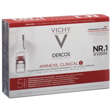 Vichy Dercos Aminexil Clinical 5 Frauen 21x 6мл