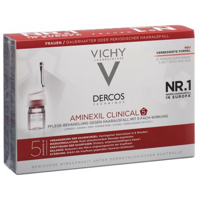 Vichy Dercos Aminexil Clinical 5 Frauen 21x 6мл