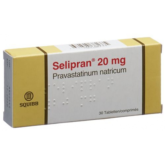 Селипран 20 мг 30 таблеток