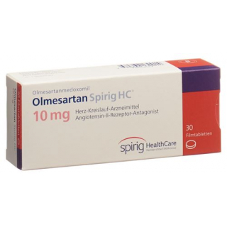 Олмесартан Спириг 10 мг 30 таблеток покрытых оболочкой