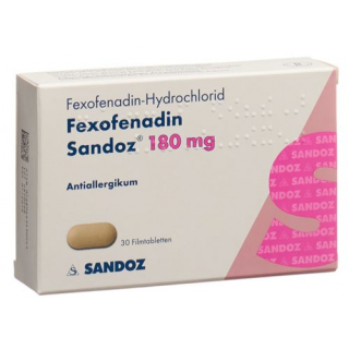 Фексофенадин Сандоз 180 мг 30 таблеток покрытых оболочкой  