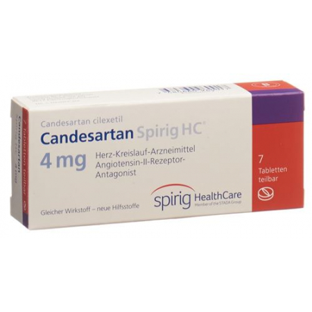 Кандесартан Спириг 4 мг 7 таблеток