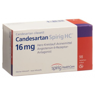 Кандесартан Спириг 16 мг 98 таблеток