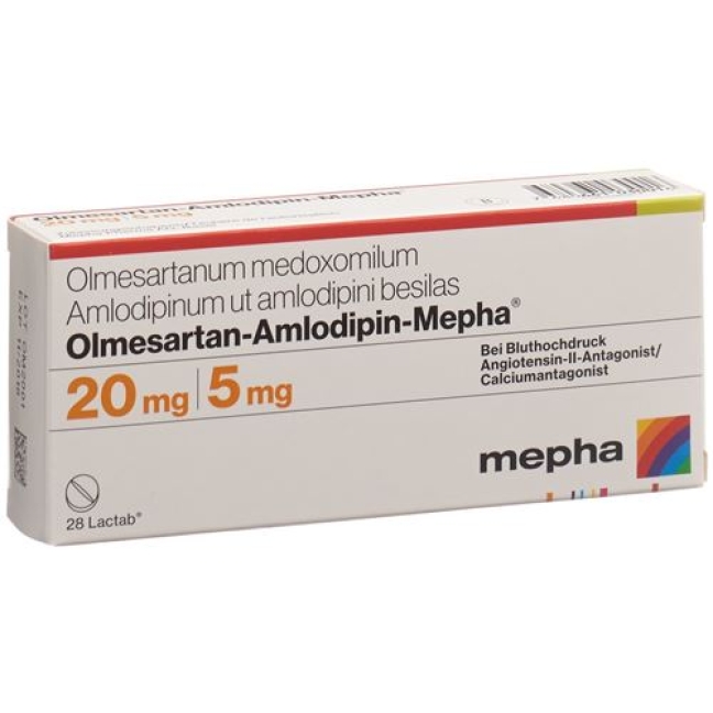 OLMESARTAN-AMLOD MEPHA 20/