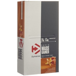 Батончик Dymatize Super Mass Gainer Vanilla Caramel 10 x 90 г