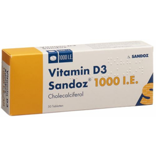 Витамин Д3 Сандоз 1000 МЕ 50 таблеток