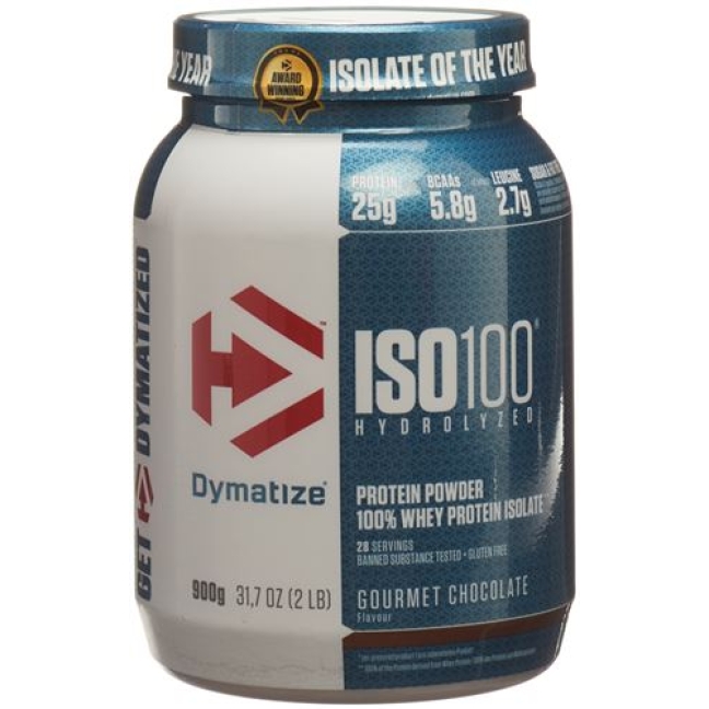 Dymatize ISO 100 Zero Carb Gourmet Chocolate 900 г
