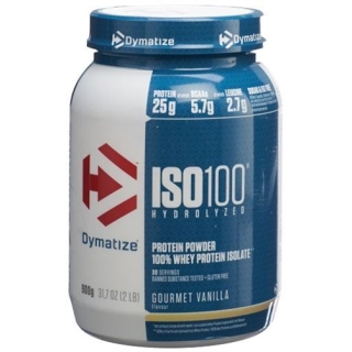 Dymatize ISO 100 Zero Carb Gourmet Vanilla 900 г