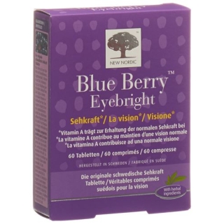 НОВІ NORDIC Blue Berry Eyebright Tablets НОВІ NORDIC Blue Berry Eyebright Tablets