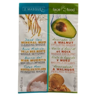Face Food Face Mask Мертве море та авокадо 2 х 6 мл