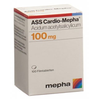 АСС Кардио Мефа 100 мг 100 таблеток покрытых пленочной оболочкой в пластиковом флаконе 