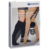 VENOTRAIN SOFT AG KKL2 M плюс/довгий закритий носок чорний