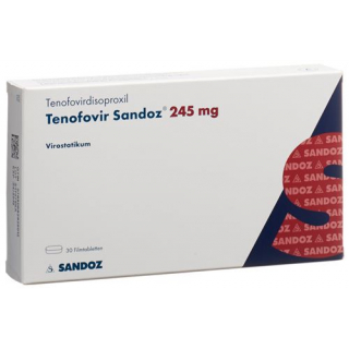 Тенофовир Сандоз 245 мг 30 таблеток покрытых оболочкой