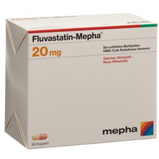 Флувастатин Мефа 20 мг 98 капсул
