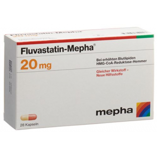 Флувастатин Мефа 20 мг 28 капсул