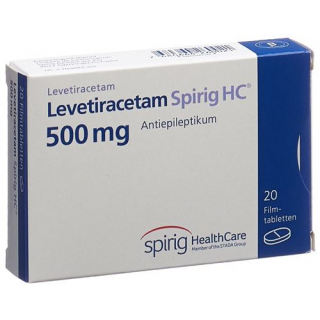 Леветирацетам Спириг 500 мг 20 таблеток покрытых оболочкой