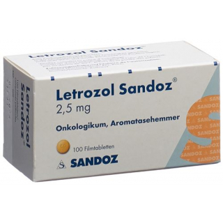 Летрозол Сандоз 2,5 мг 100 таблеток покрытых оболочкой