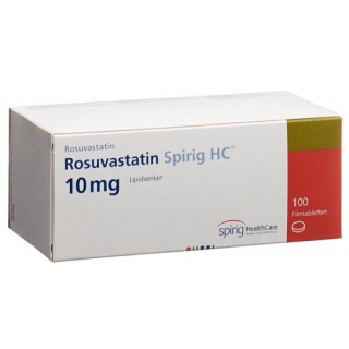 Розувастатин Спириг 10 мг 100 таблеток покрытых оболочкой
