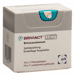 Бривиакт 25 мг 14 таблеток покрытых оболочкой