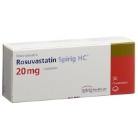 Розувастатин Спириг 20 мг 30 таблеток покрытых оболочкой