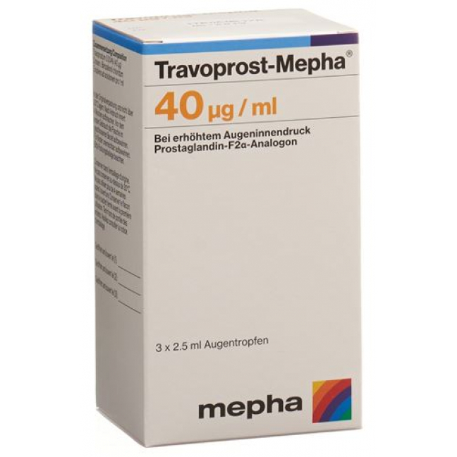 TRAVOPROST MEPHA OPHT 40MC