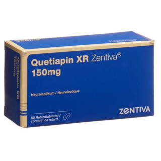 Кветиапин XR Зентива 150 мг 60 ретард таблеток