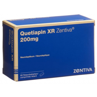Кветиапин XR Зентива 200 мг 60 ретард таблеток