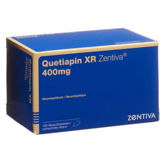 Кветиапин XR Зентива 400 мг 100 ретард таблеток