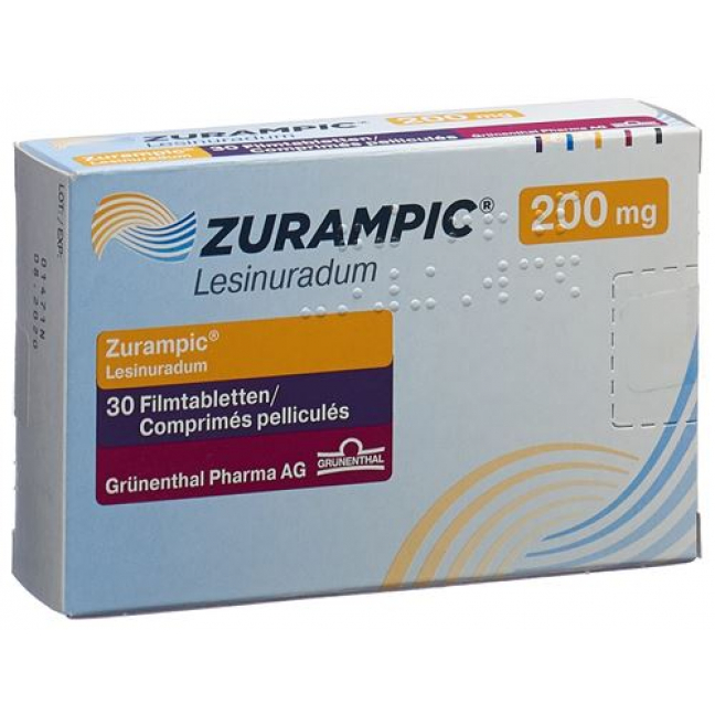Зурампик 200 мг 30 таблеток покрытых оболочкой