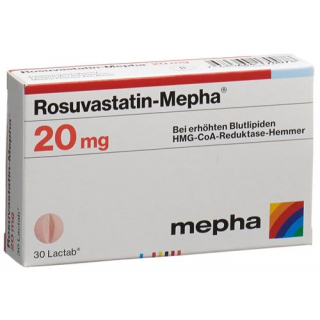 Розувастатин Мефа 20 мг 100 таблеток покрытых оболочкой