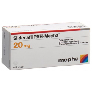 Силденафил PAH Мефа 20 мг 90 таблеток покрытых оболочкой