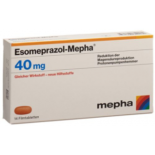 Эзомепразол Мефа 40 мг 14 таблеток покрытых оболочкой