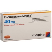 Эзомепразол Мефа 40 мг 30 таблеток покрытых оболочкой