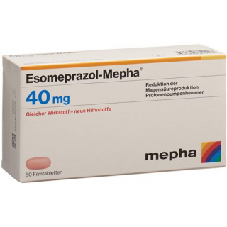 Эзомепразол Мефа 40 мг 60 таблеток покрытых оболочкой