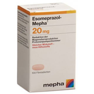 Эзомепразол Мефа 20 мг 100 таблеток покрытых оболочкой