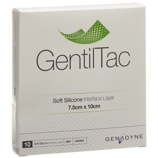М&#39;який силіконовий інтерфейсний шар GentilTac 7,5х10 см стерильний 10 шт.