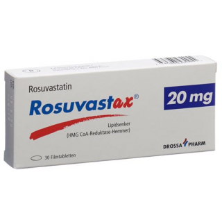 Розувастакс 20 мг 30 таблеток покрытых оболочкой