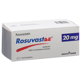 Розувастакс 20 мг 100 таблеток покрытых оболочкой