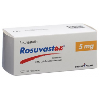 Розувастакс 5 мг 100 таблеток покрытых оболочкой