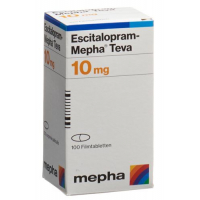 Эсциталопрам Мефа Тева 10 мг 100 таблеток покрытых оболочкой