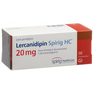 Лерканидипин Спириг 20 мг 28 таблеток покрытых оболочкой