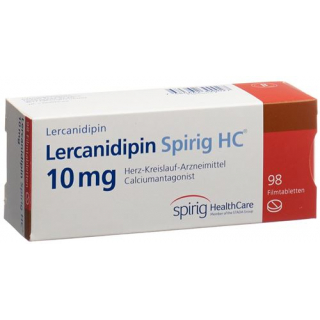 Лерканидипин Спириг 10 мг 98 таблеток покрытых оболочкой