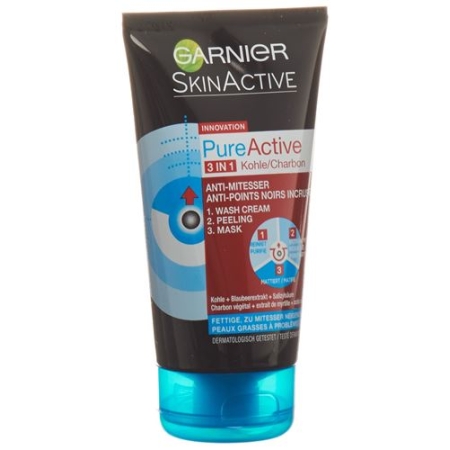 GARNIER PURE ACT 3IN1 CHARCOAL