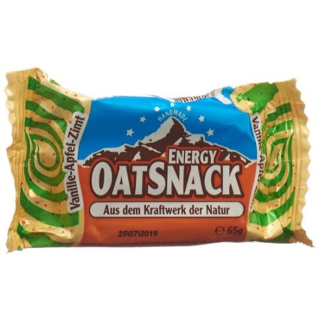 Energy Oatsnack ваніль-яблуко-кориця 65 г