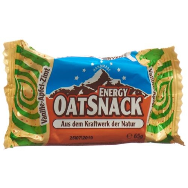 Energy Oatsnack ваніль-яблуко-кориця 65 г