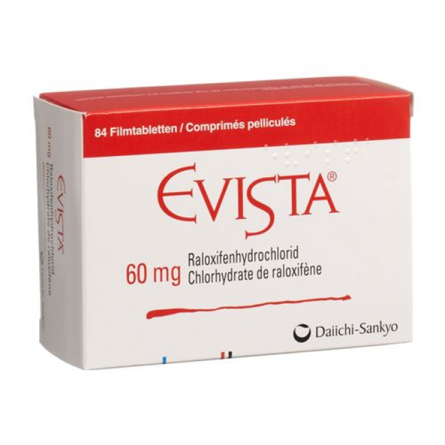Эвиста 60 мг 84 таблетки покрытые оболочкой  - АПТЕКА ЦЮРИХ