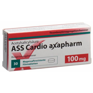 АСС Кардио Аксафарм таблетки 100 мг 30 таблеток