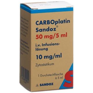 Карбоплатин Сандоз раствор для инфузий 50 мг / 5 мл флакон 5 мл