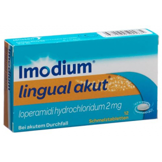 Имодиум Лингвал Акут 2 мг 12 таблеток, диспергируемых во рту